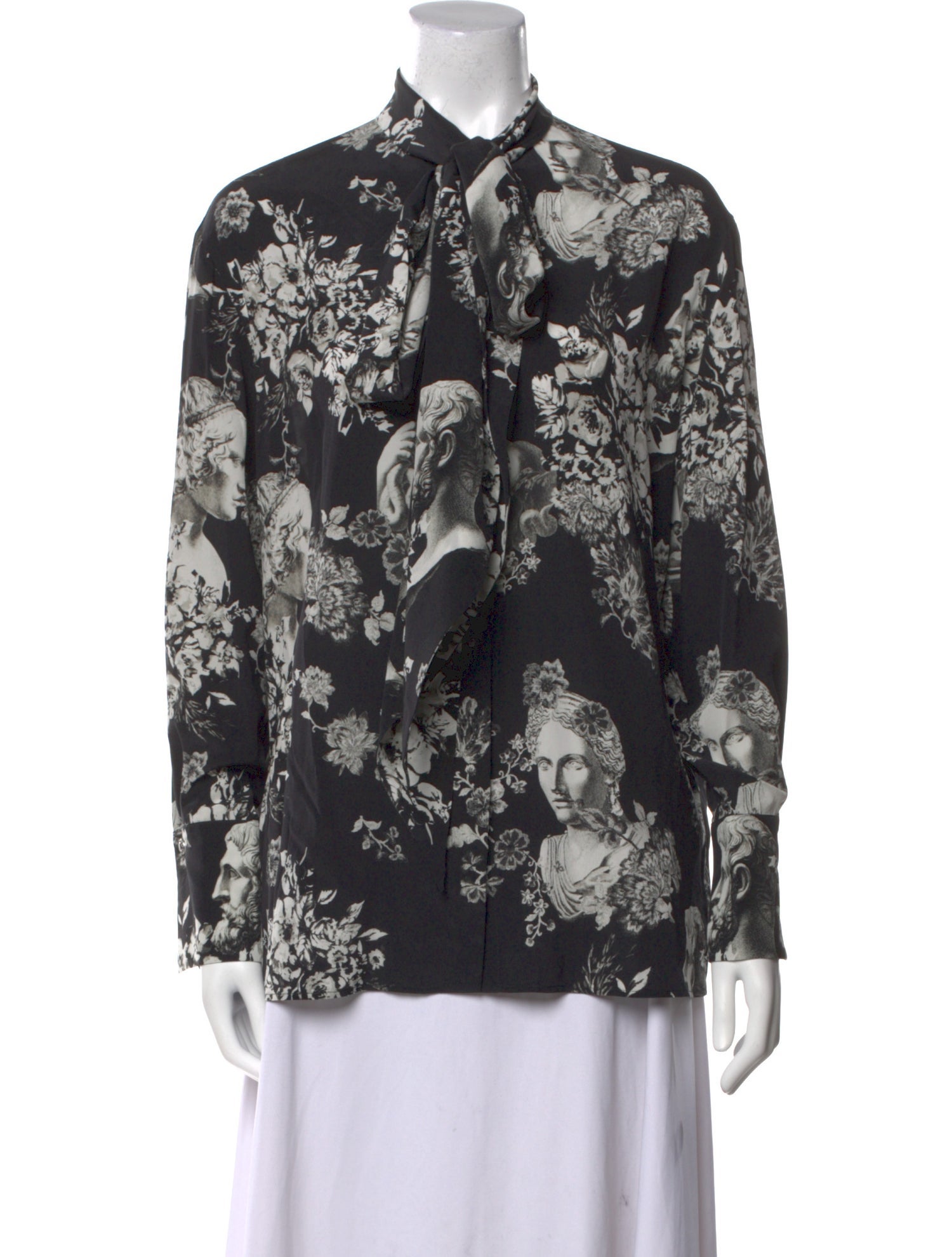 Etro Silk Floral Print Button-Up Top w/ Tags