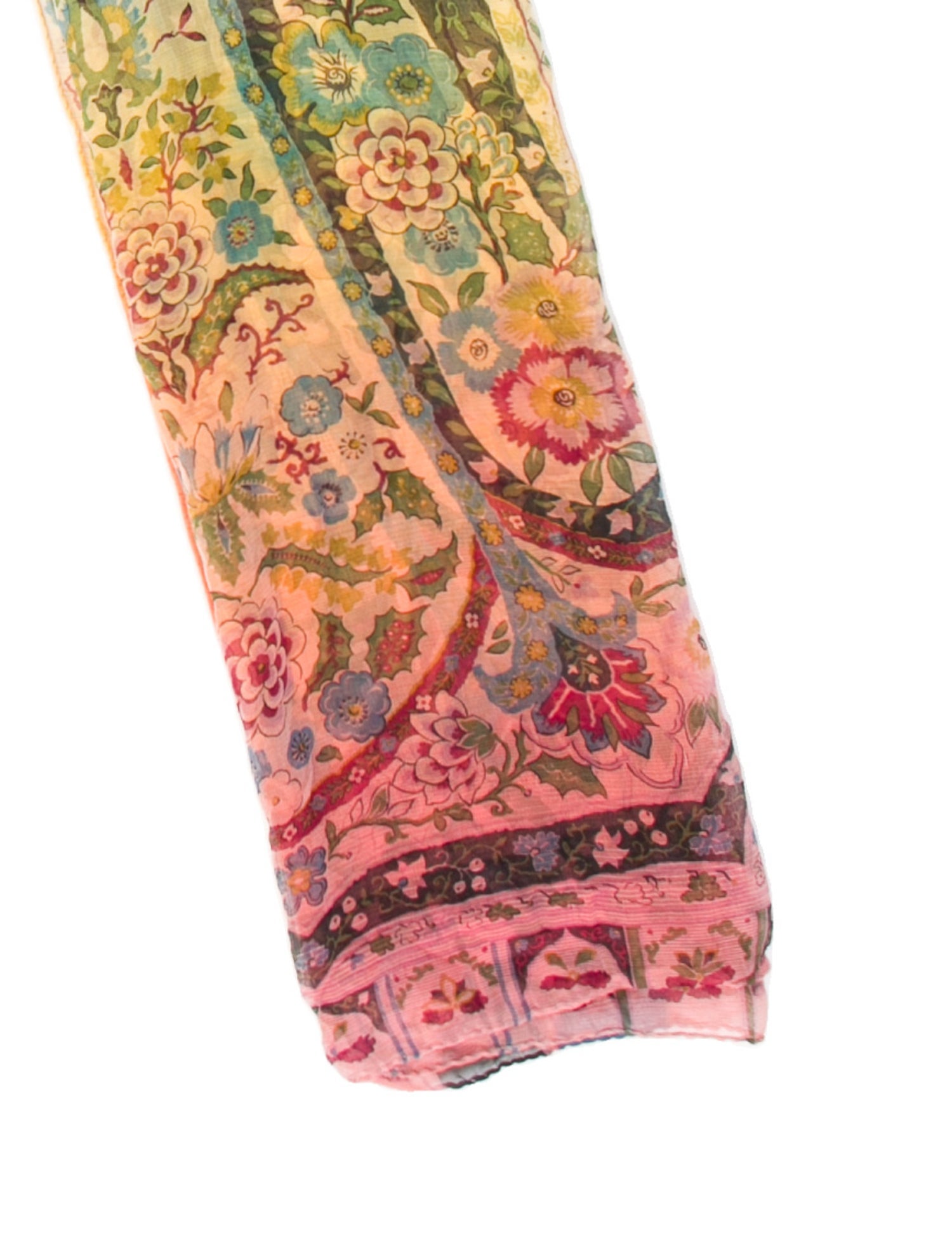 Etro Silk Paisley Print Scarf
