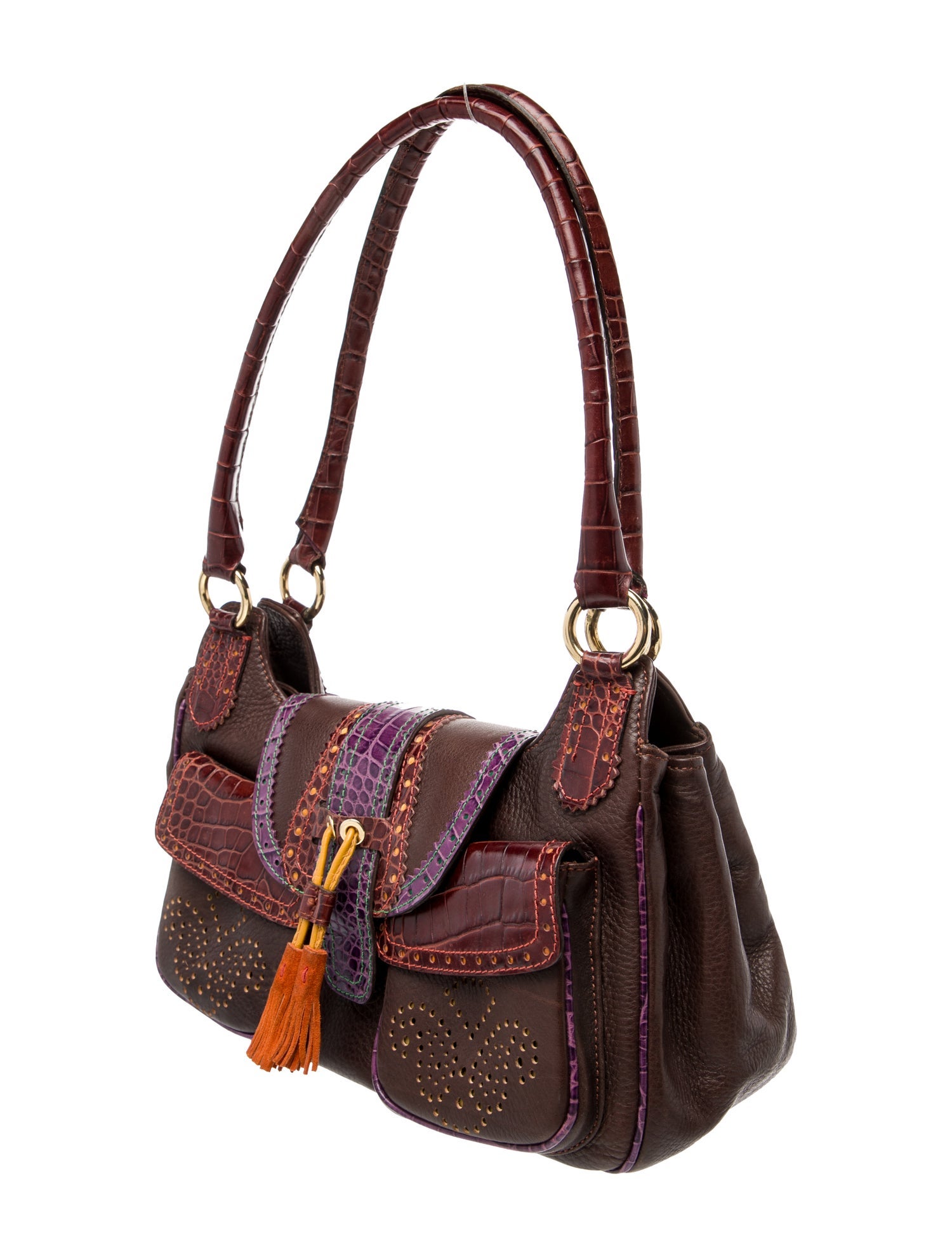 Etro Leather Shoulder Bag
