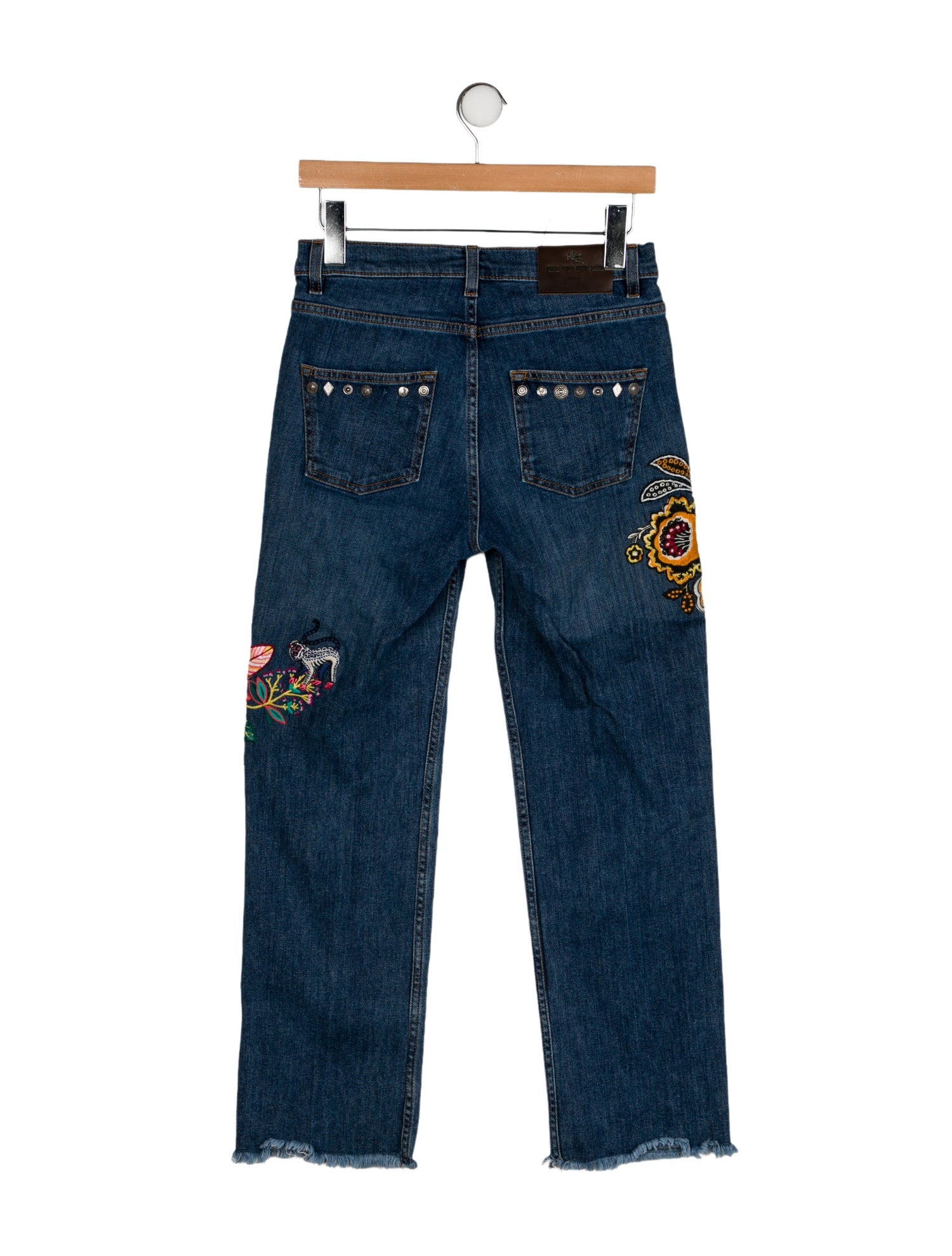 Etro Mid-Rise Straight Leg Jeans