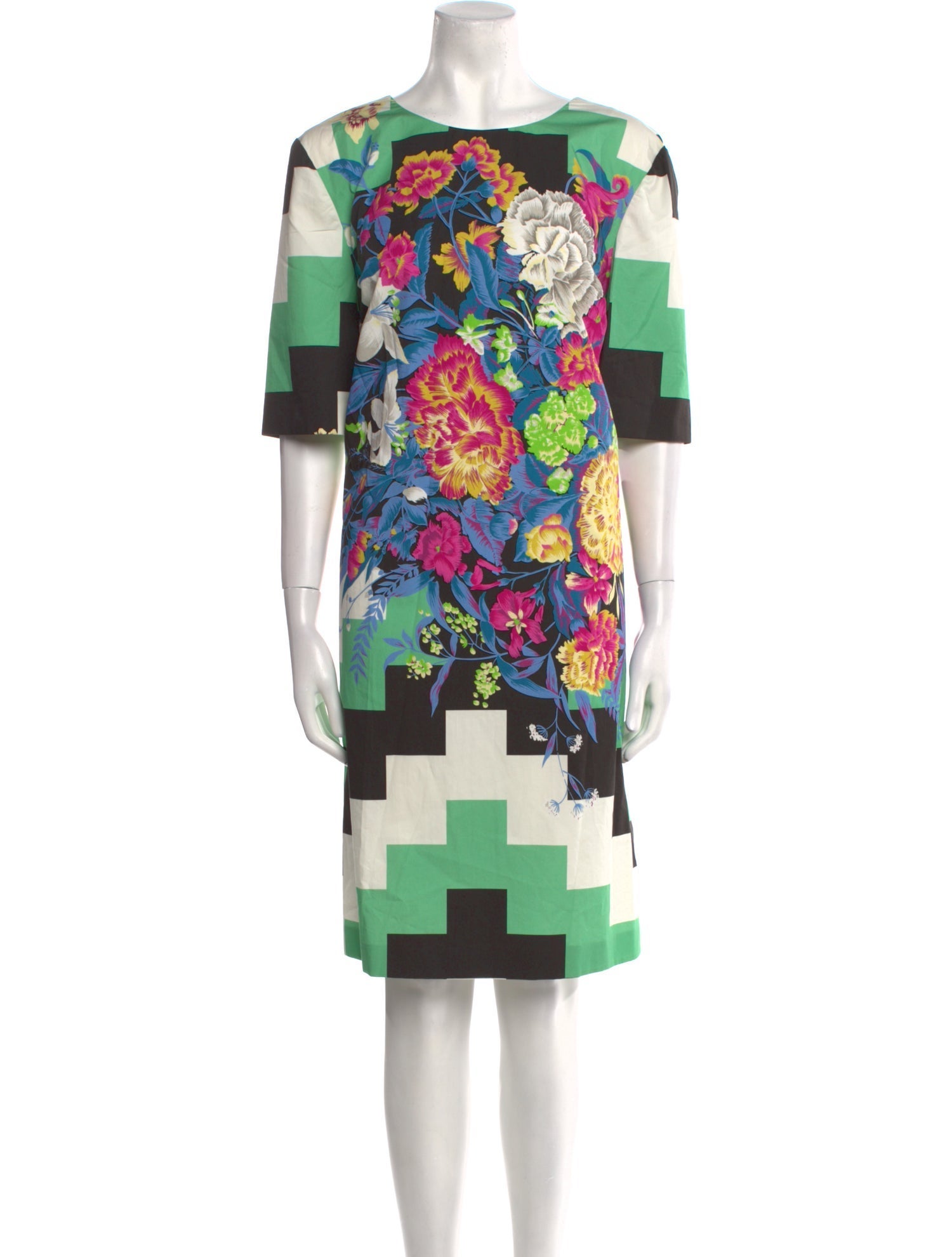 Etro Printed Knee-Length Dress w/ Tags