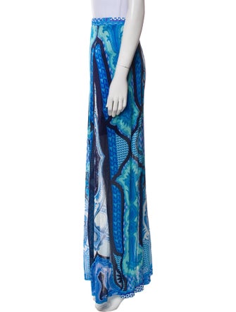 Etro Paisley Print Midi Length Skirt