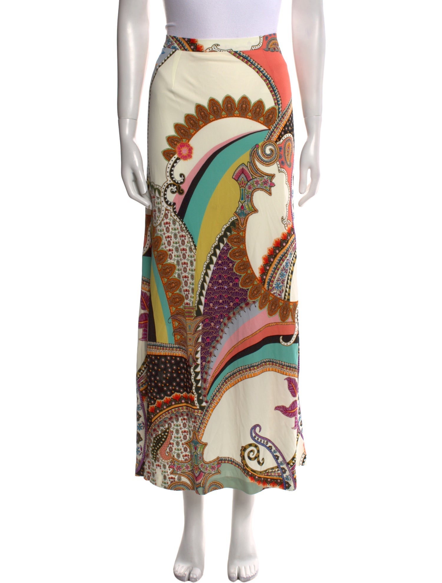 Etro Printed Midi Length Skirt