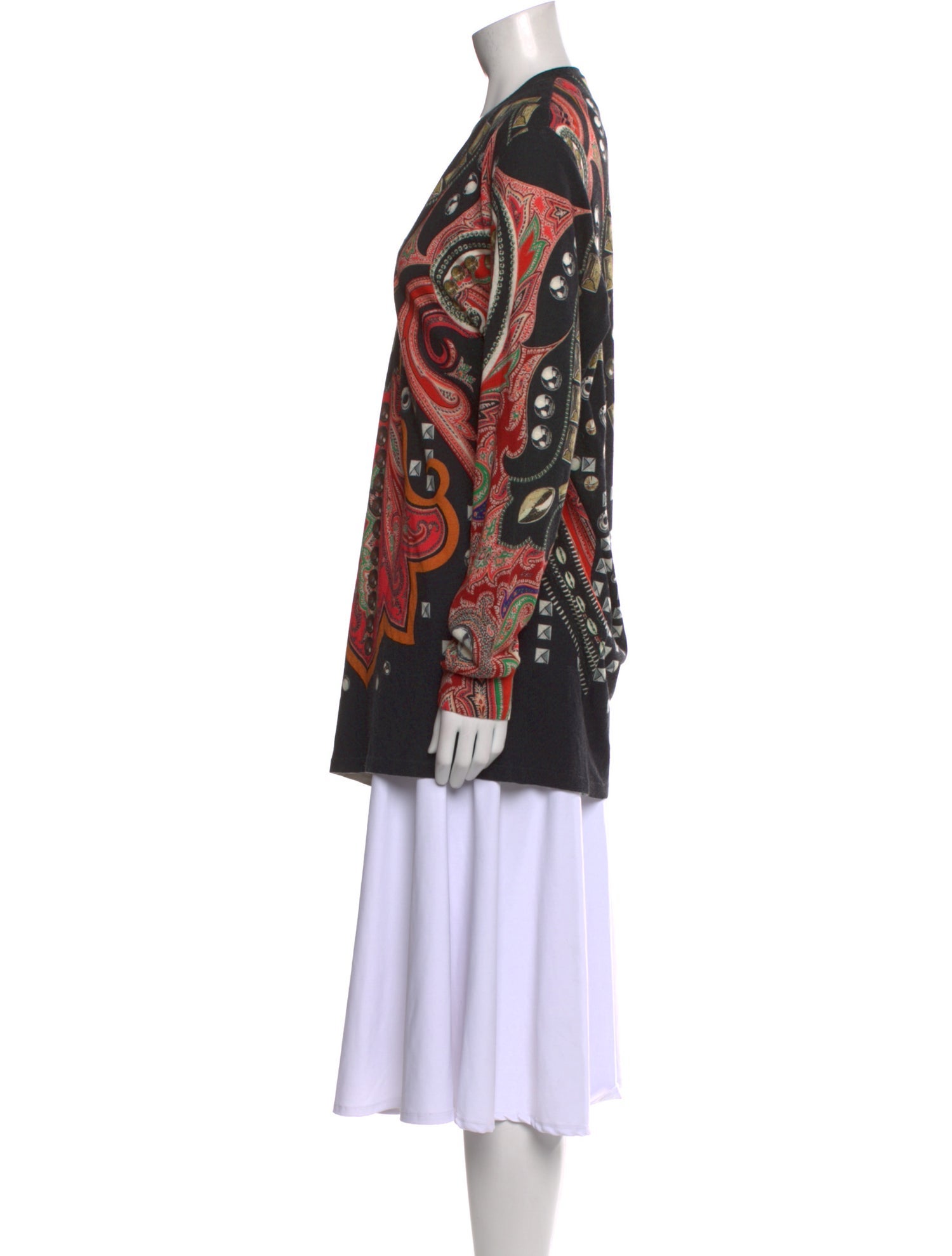 Etro Silk Printed Sweater