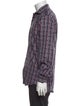Etro Plaid Print Long Sleeve Shirt