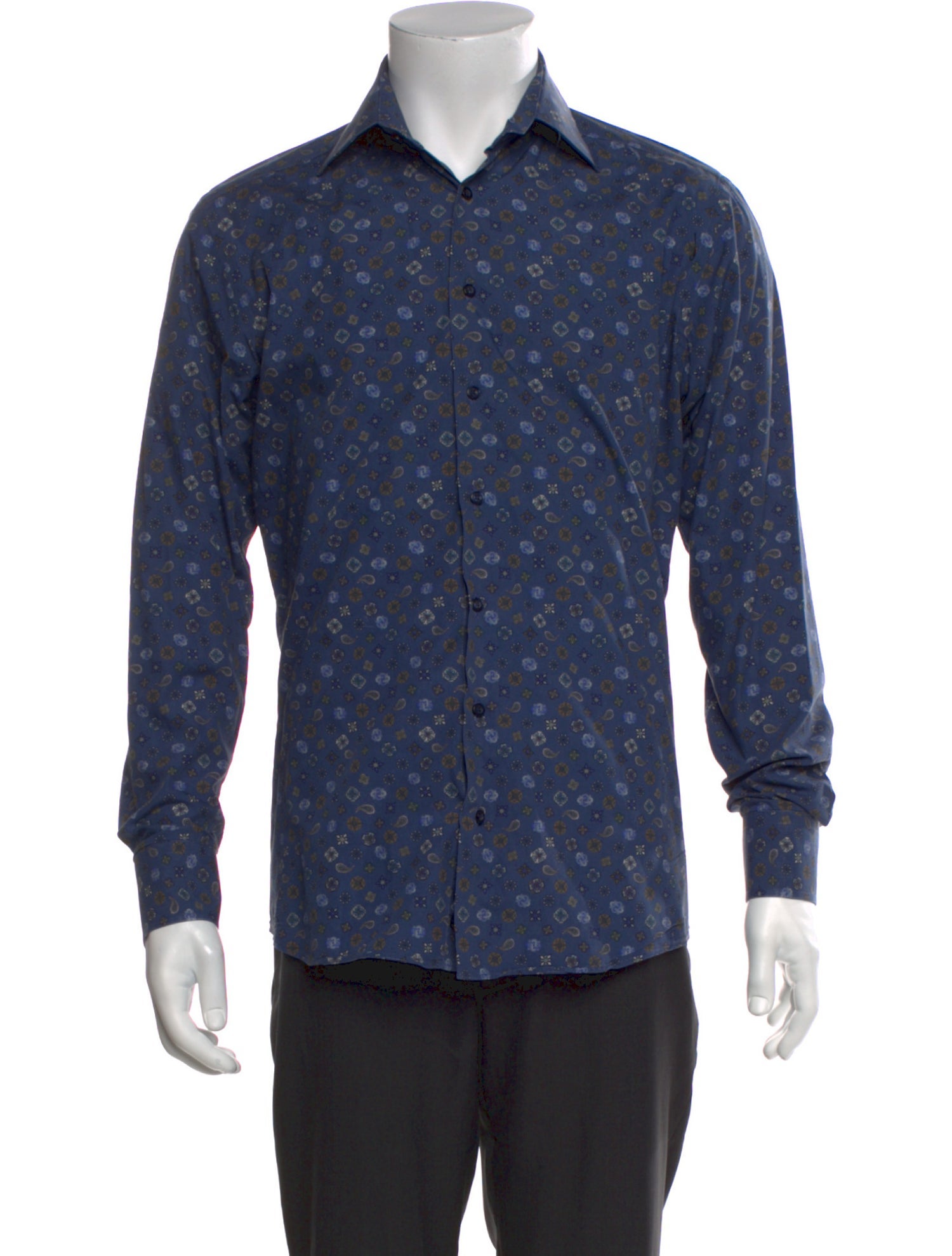 Etro Printed Long Sleeve Shirt