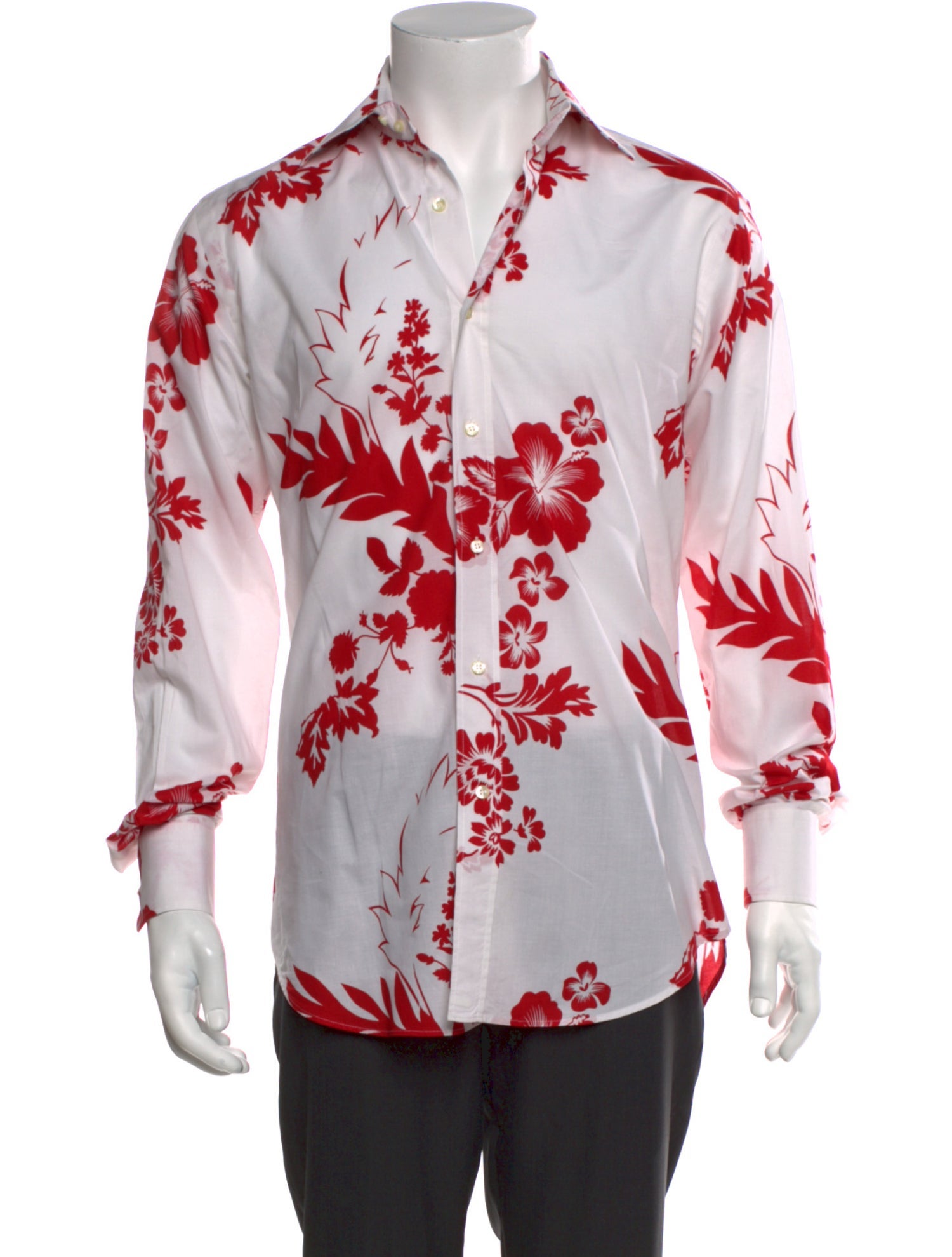 Etro Floral Print Long Sleeve Shirt