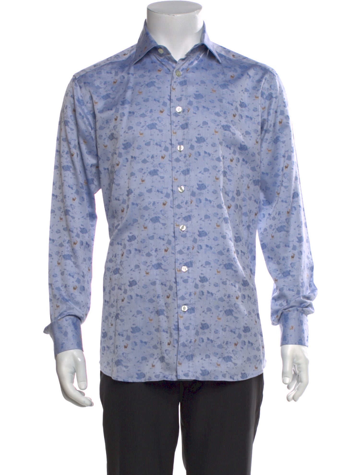 Etro Printed Long Sleeve Shirt