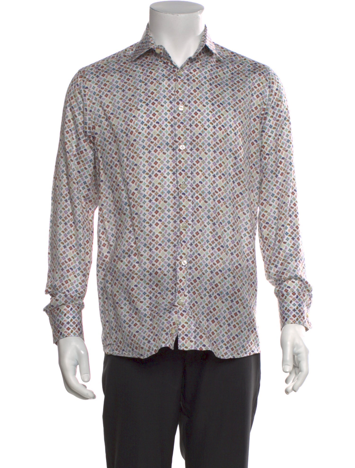 Etro Printed Long Sleeve Shirt