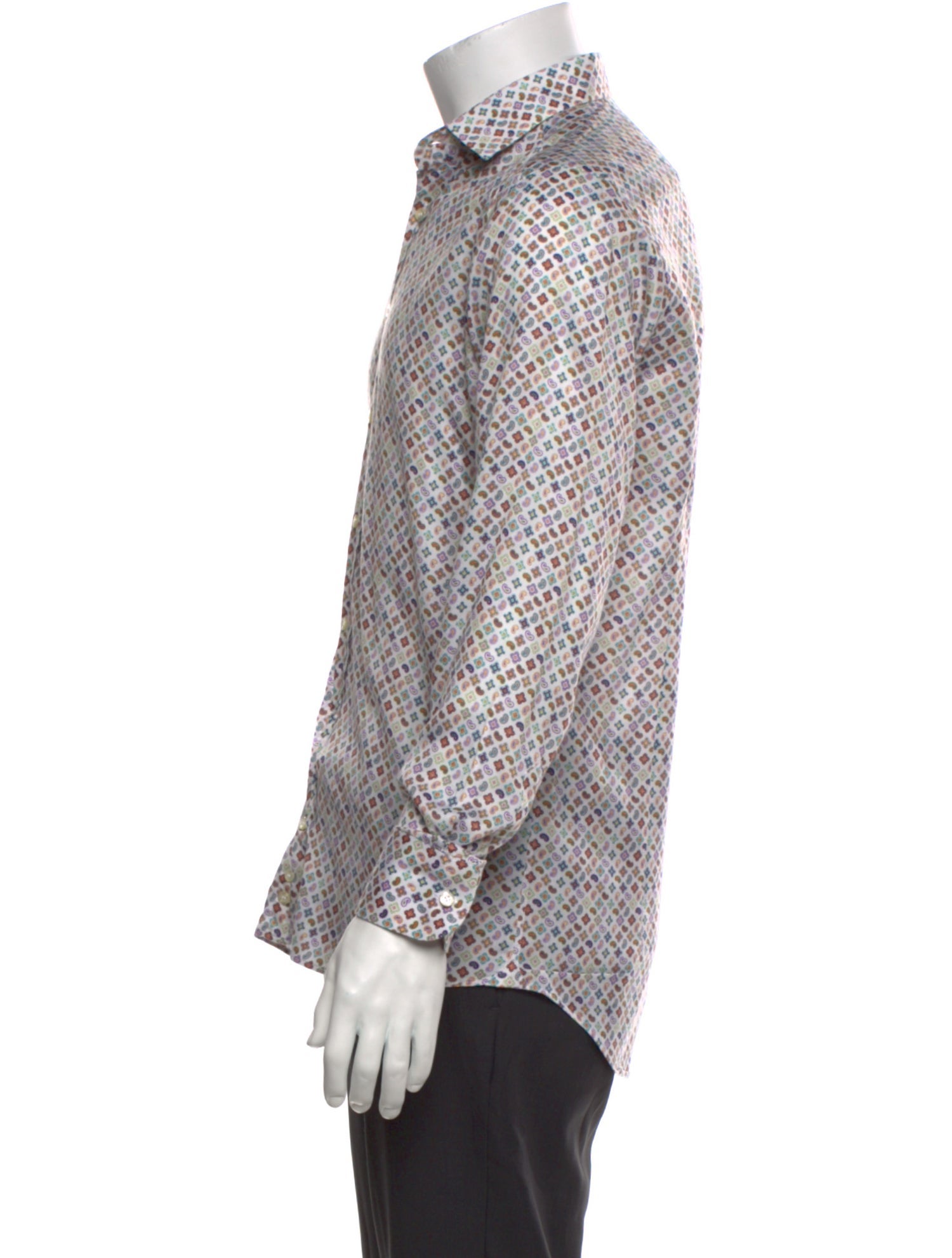 Etro Printed Long Sleeve Shirt