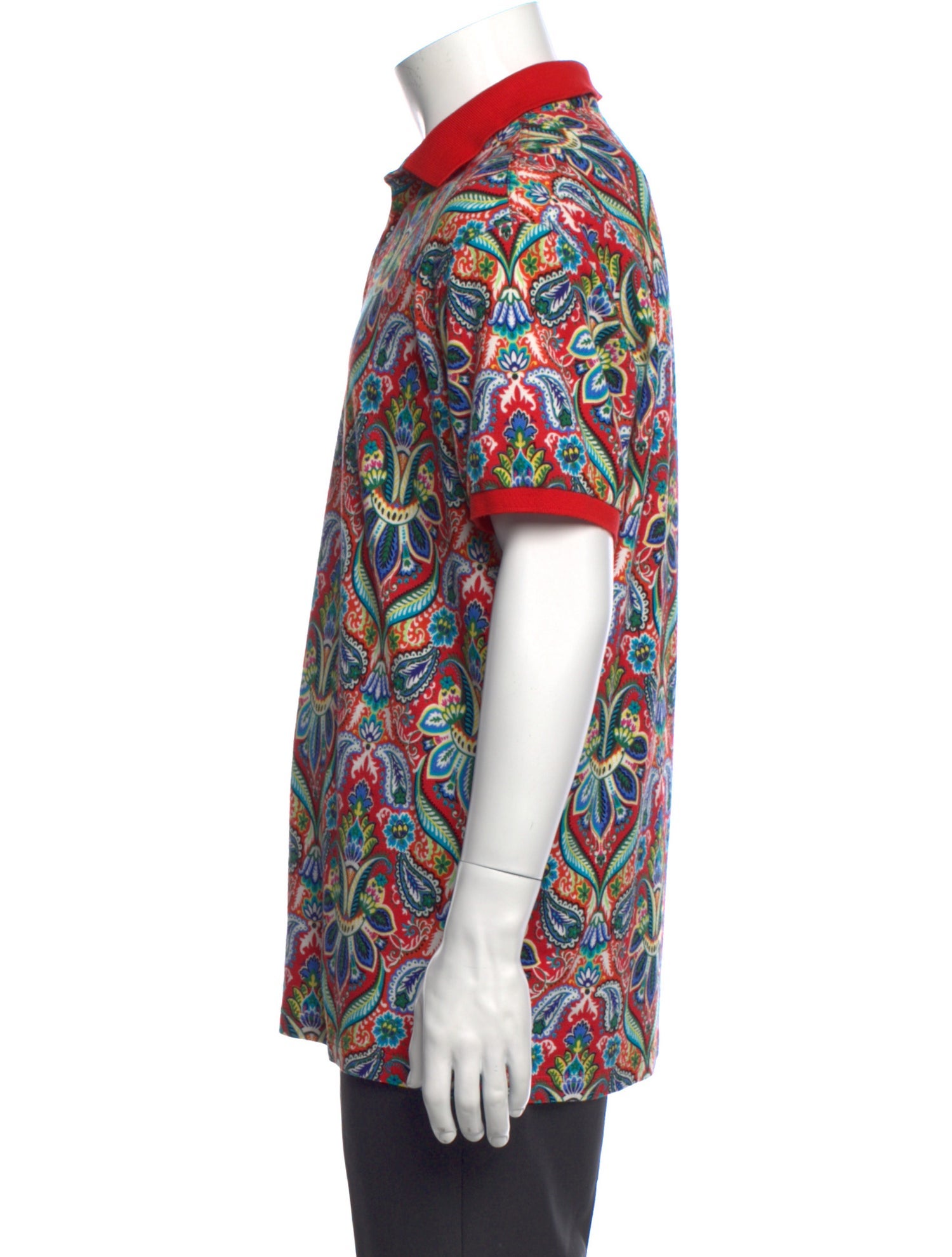 Etro Floral Print Short Sleeve Shirt