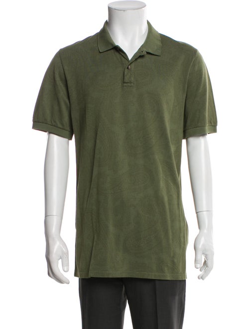 Etro Collar Short Sleeve Polo Shirt