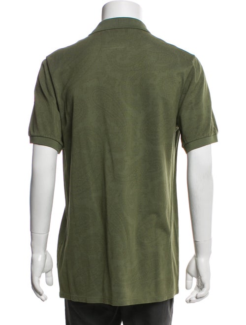 Etro Collar Short Sleeve Polo Shirt