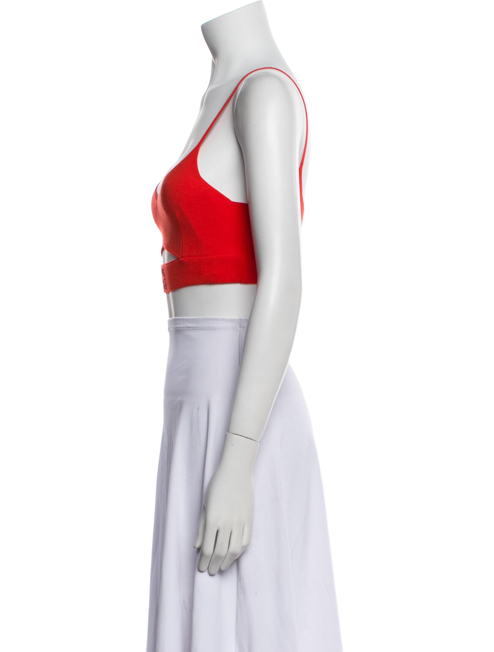 Etro V-Neck Sleeveless Crop Top