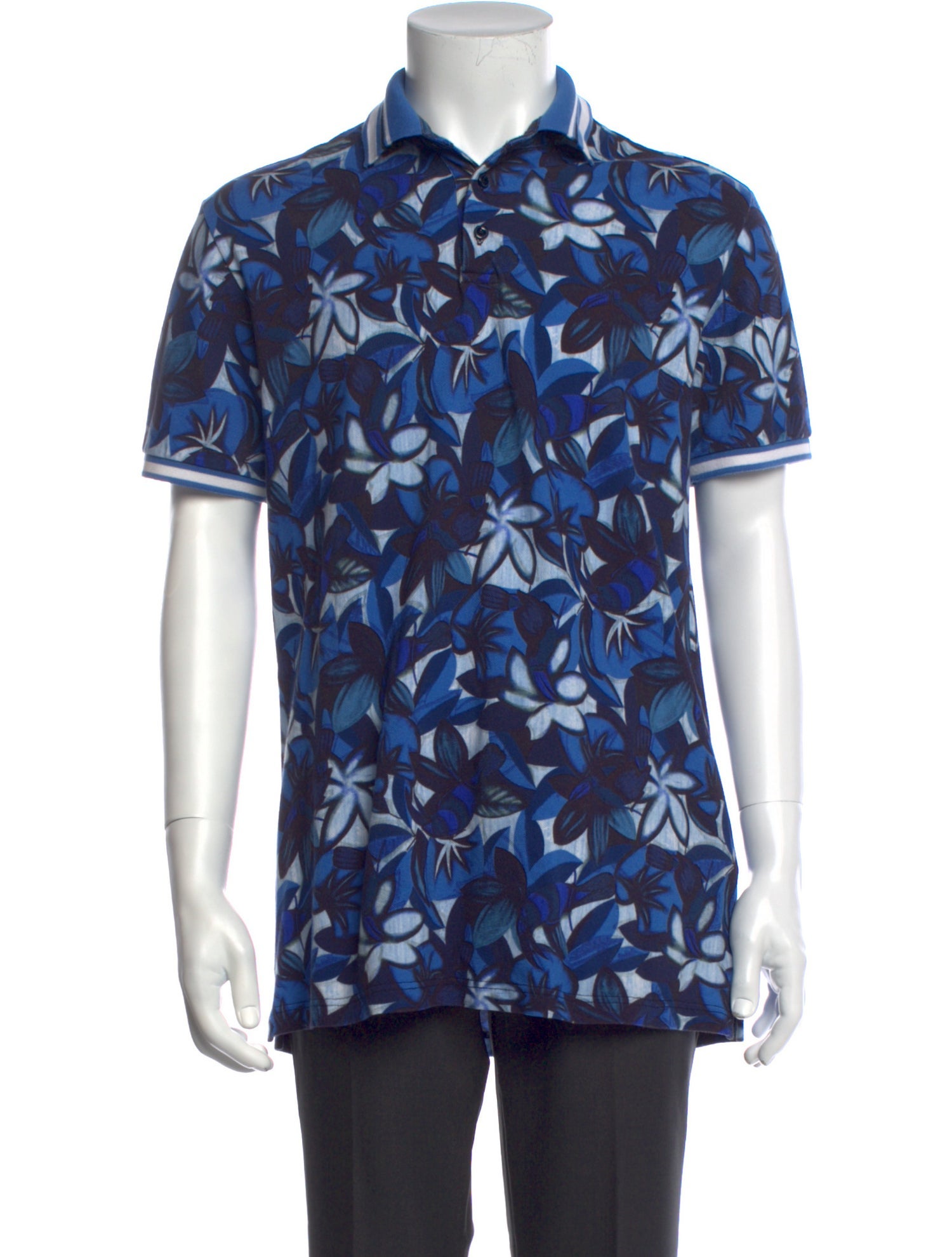 Etro Floral Print Short Sleeve Shirt
