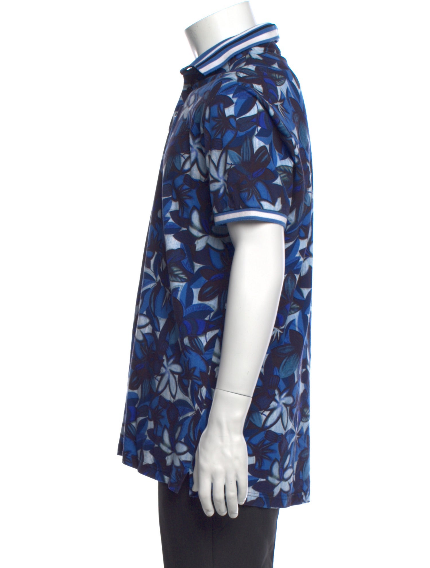 Etro Floral Print Short Sleeve Shirt