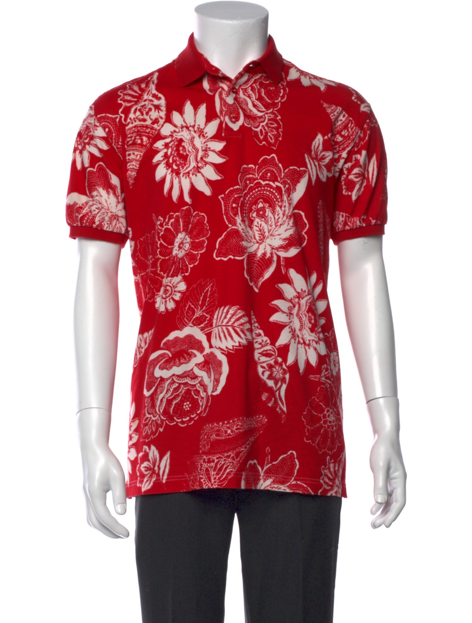 Etro Floral Print Short Sleeve Shirt