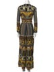 Etro Printed Crew Neck Jumpsuit