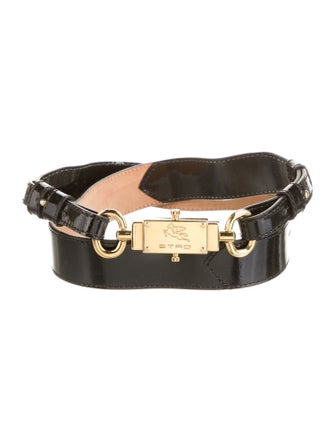 Etro Patent Leather Belt
