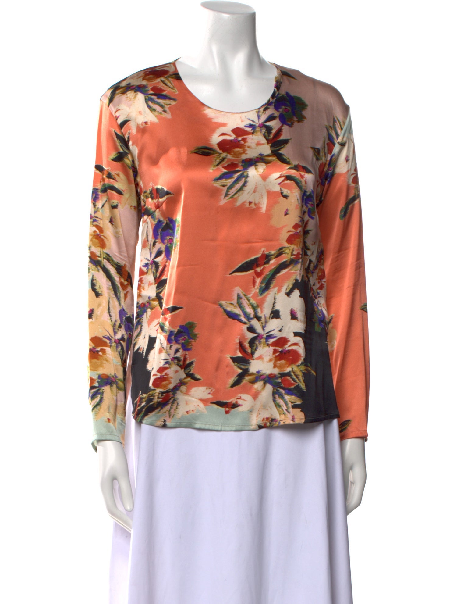 Etro Silk Floral Print Blouse