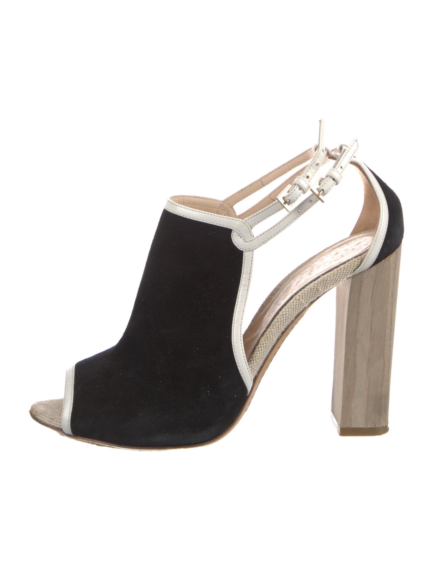 Etro Suede Leather Trim Embellishment Pumps