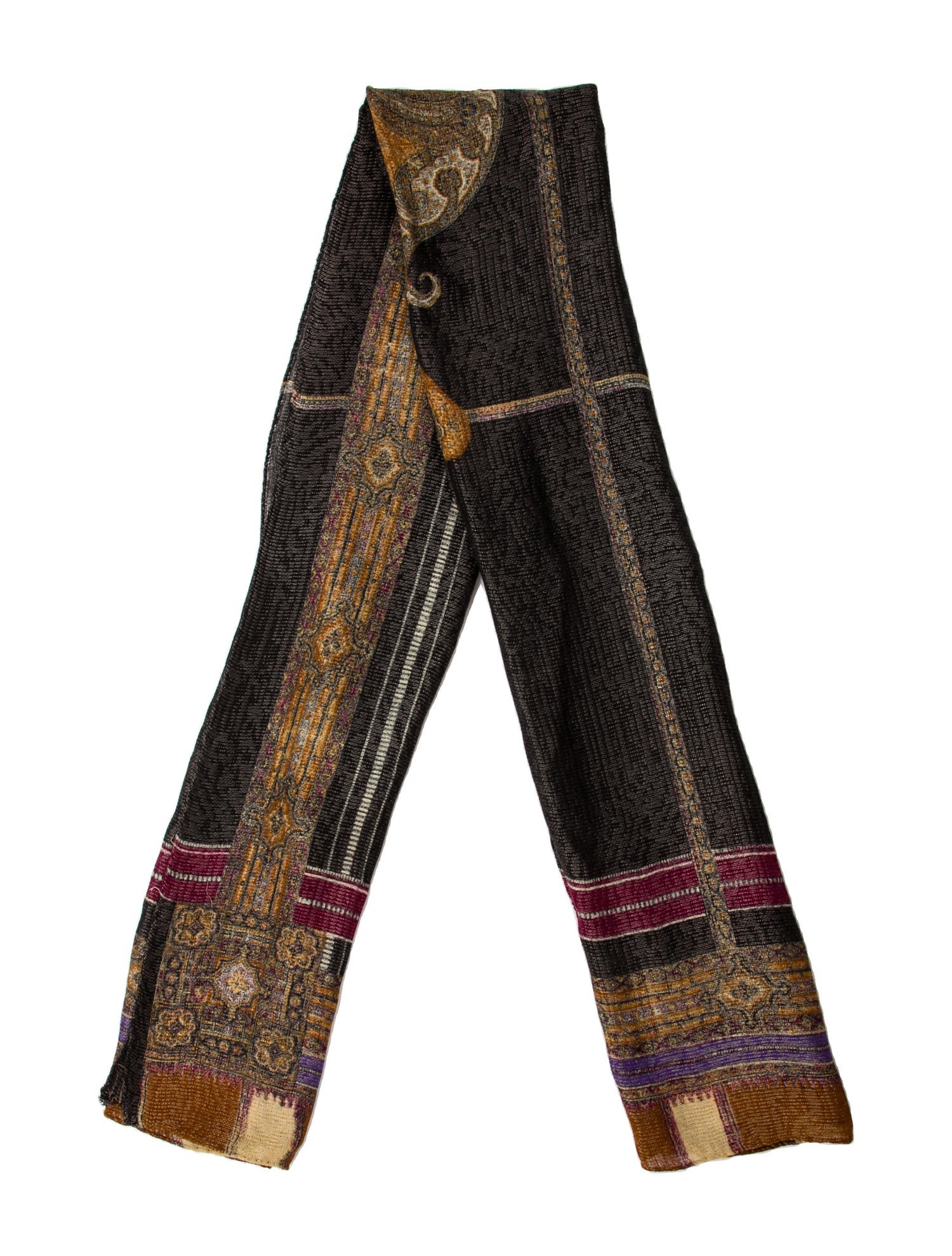 Etro Wool Printed Scarf