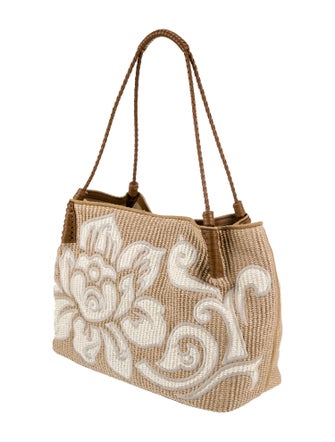 Etro Raffia Shoulder Bag
