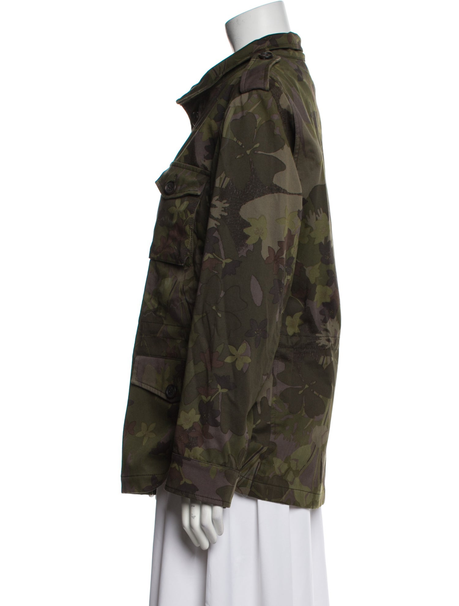 Etro Camouflage Print Utility Jacket