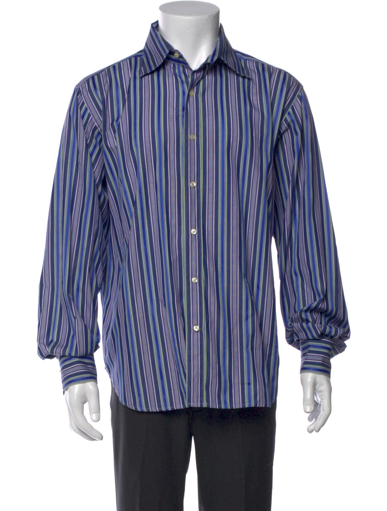 Etro Striped Long Sleeve Shirt