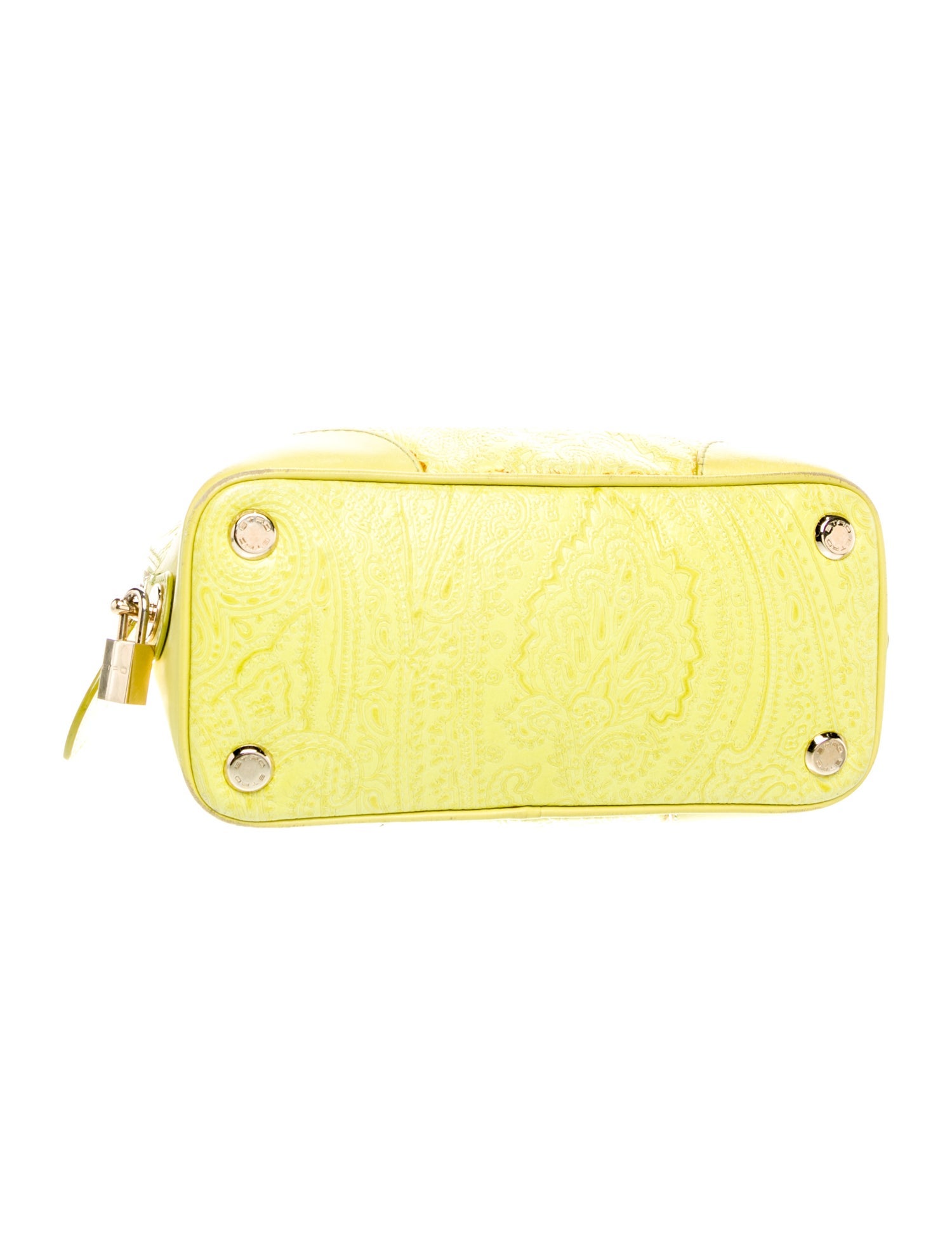 Etro Leather Top Handle Bag