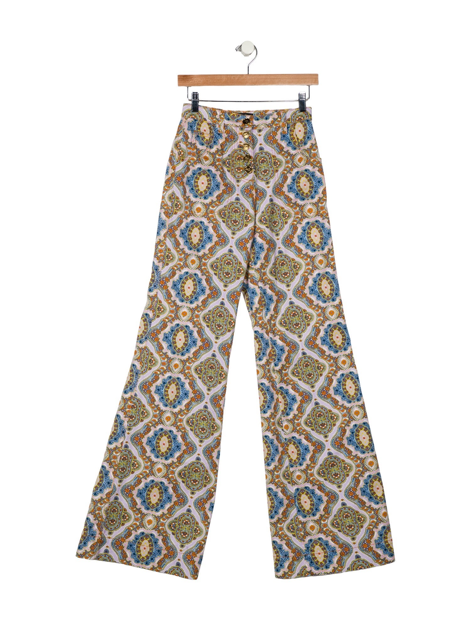 Etro High-Rise Wide Leg Jeans