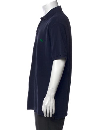 Etro Collar Short Sleeve Polo Shirt