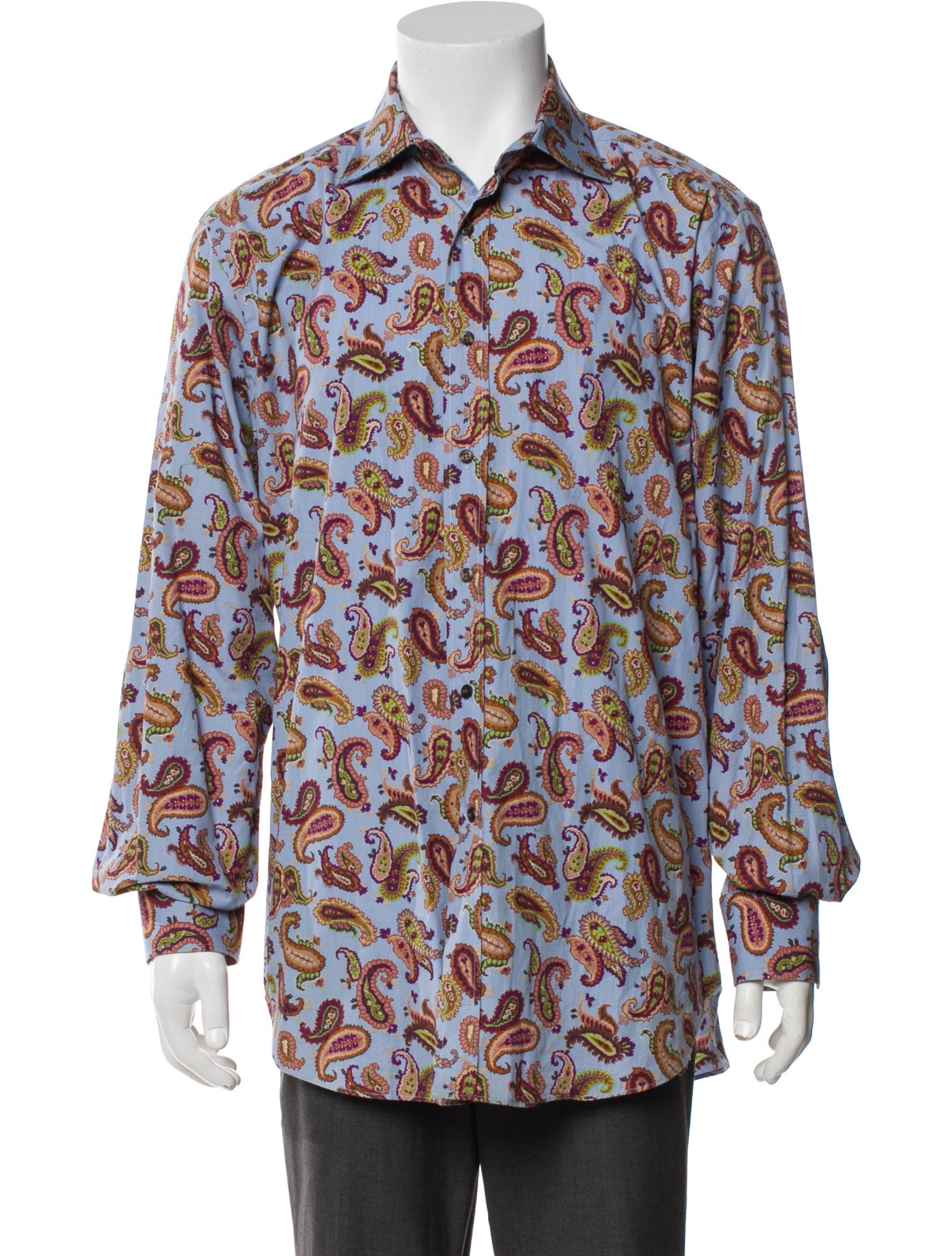 Etro Paisley Print Long Sleeve Shirt
