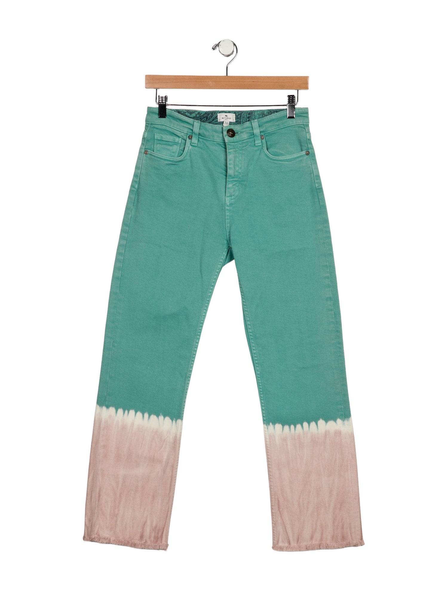 Etro Mid-Rise Straight Leg Jeans
