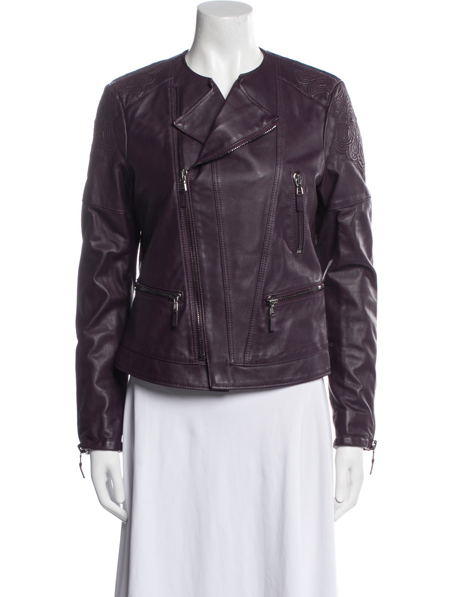 Etro Lambskin Biker Jacket