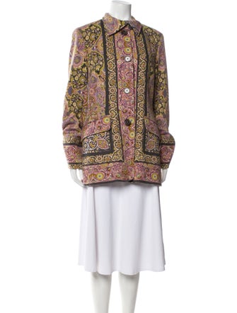 Etro Wool Printed Jacket
