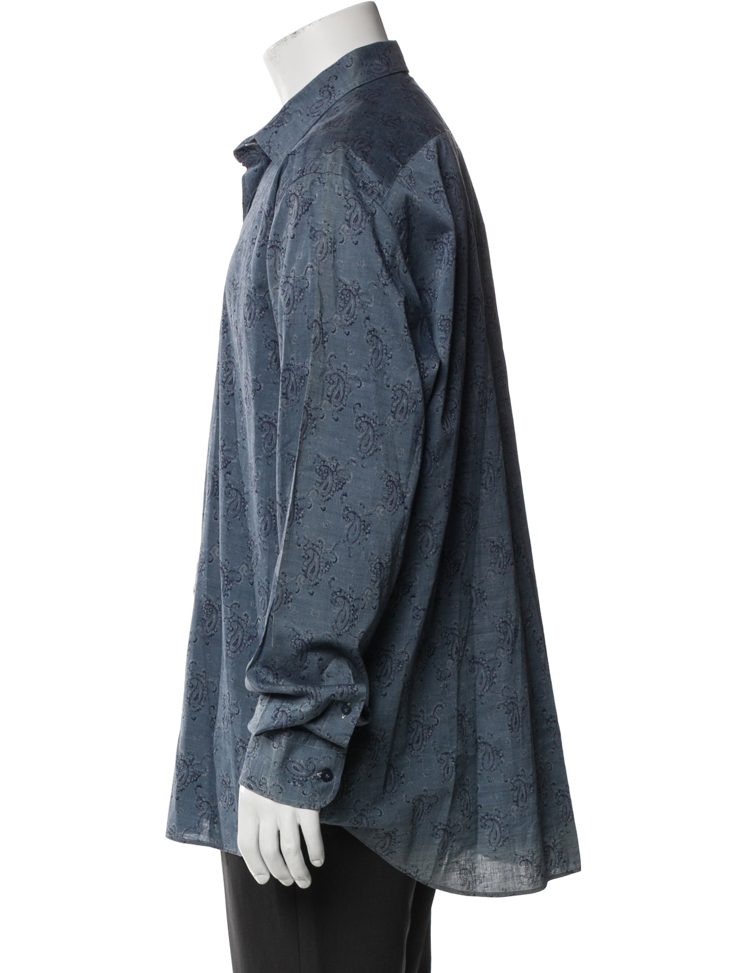 Etro Paisley Print Long Sleeve Shirt