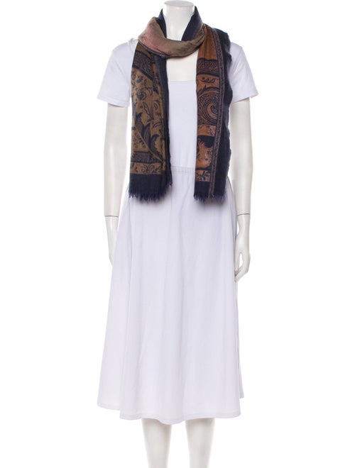Etro Cashmere Printed Scarf