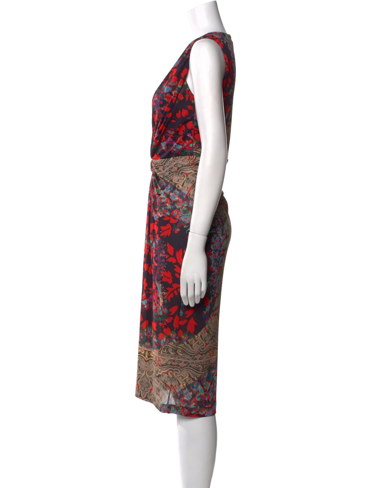 Etro Printed Midi Length Dress