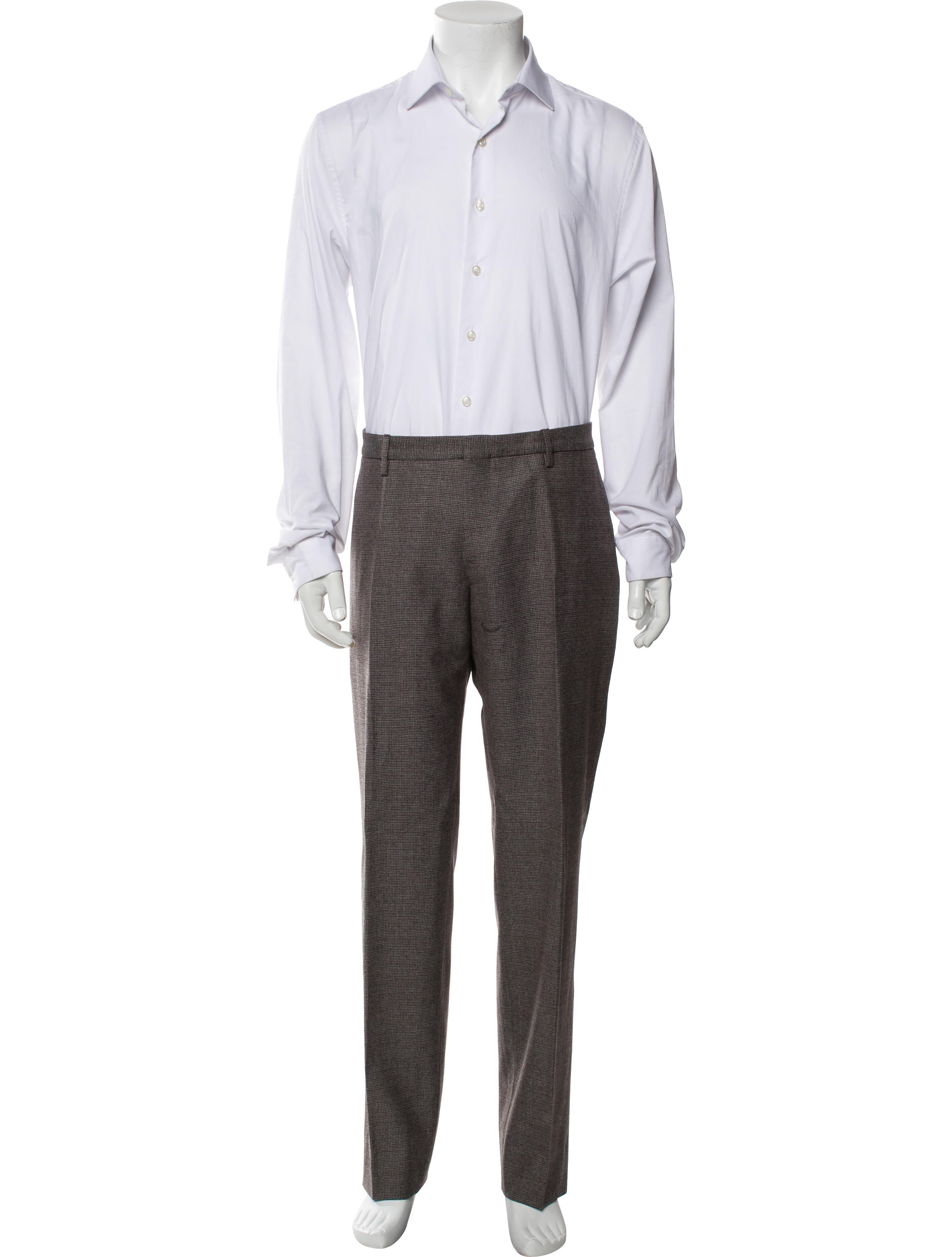 Etro Wool Plaid Print Two-Piece Suit