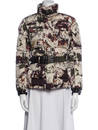 Etro Nylon Printed Down Jacket