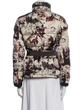 Etro Nylon Printed Down Jacket