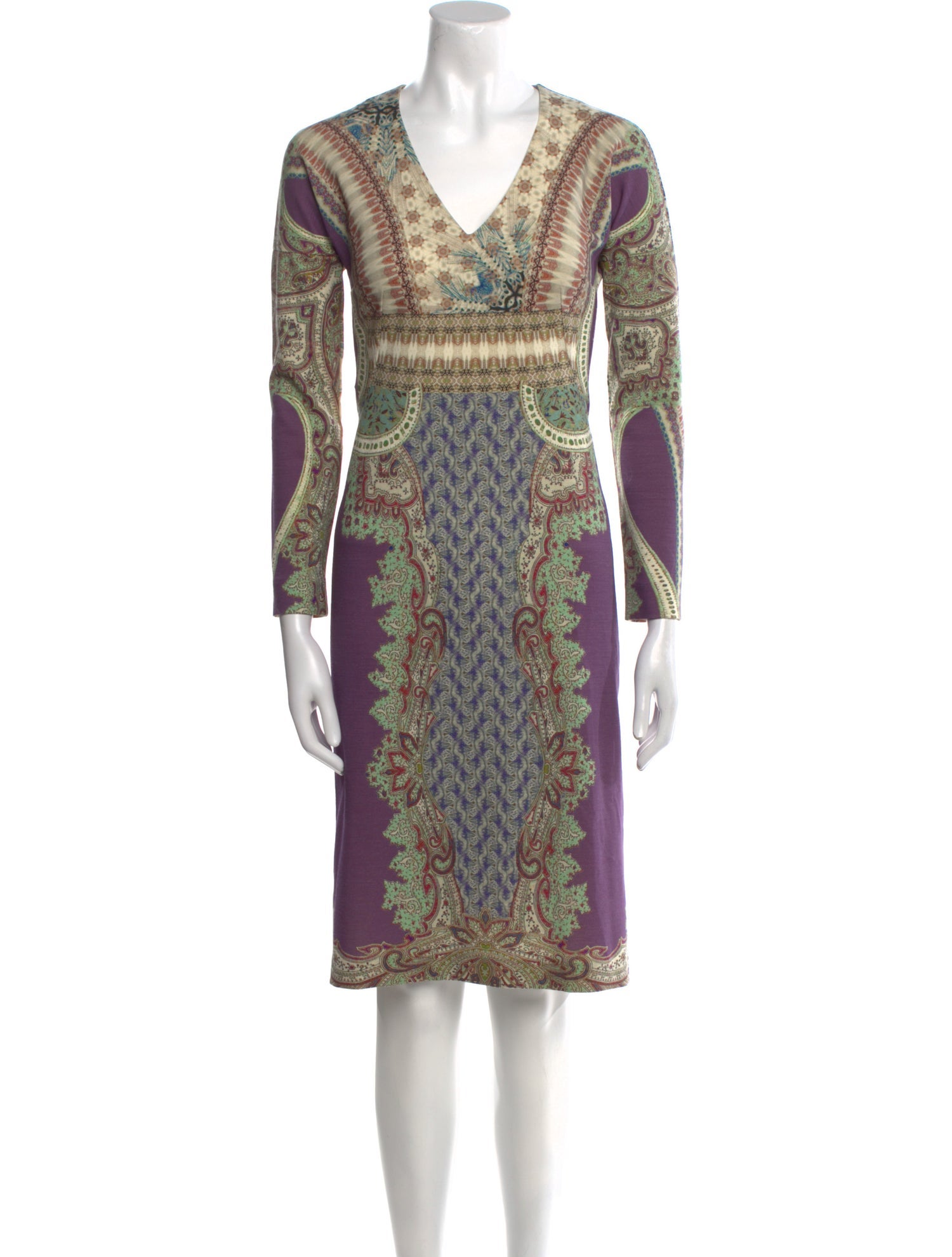 Etro Wool Knee-Length Dress