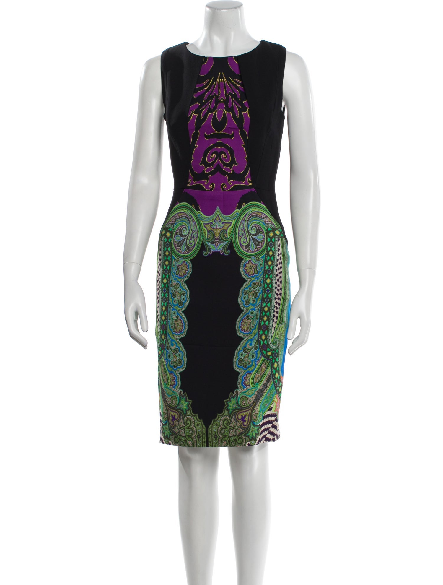 Etro Paisley Print Knee-Length Dress