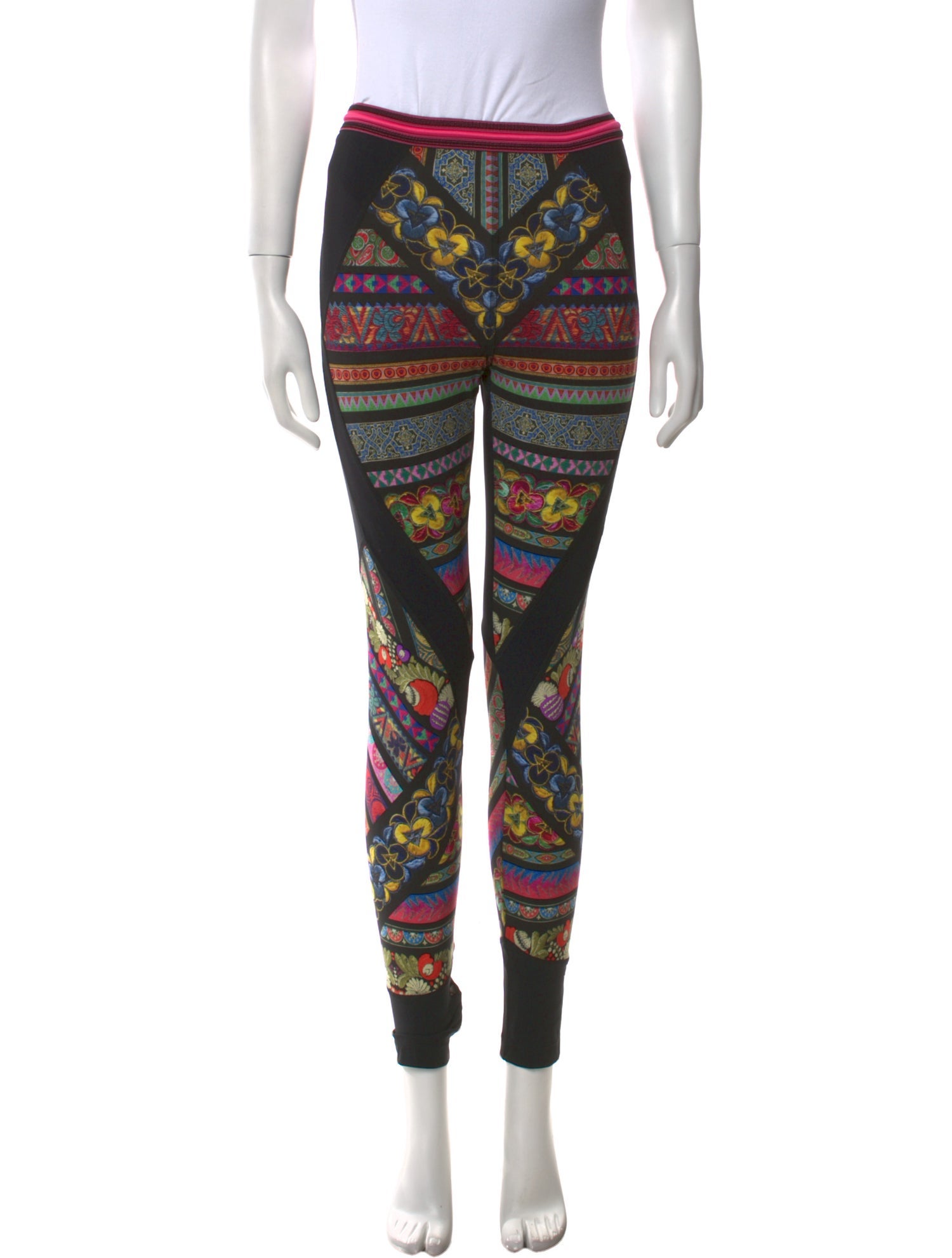 Etro Printed Skinny Leg Pants
