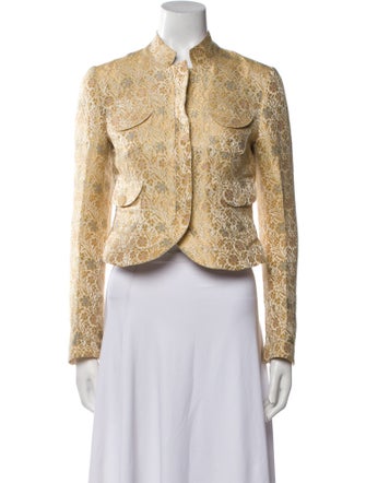 Etro Silk Tweed Pattern Evening Jacket