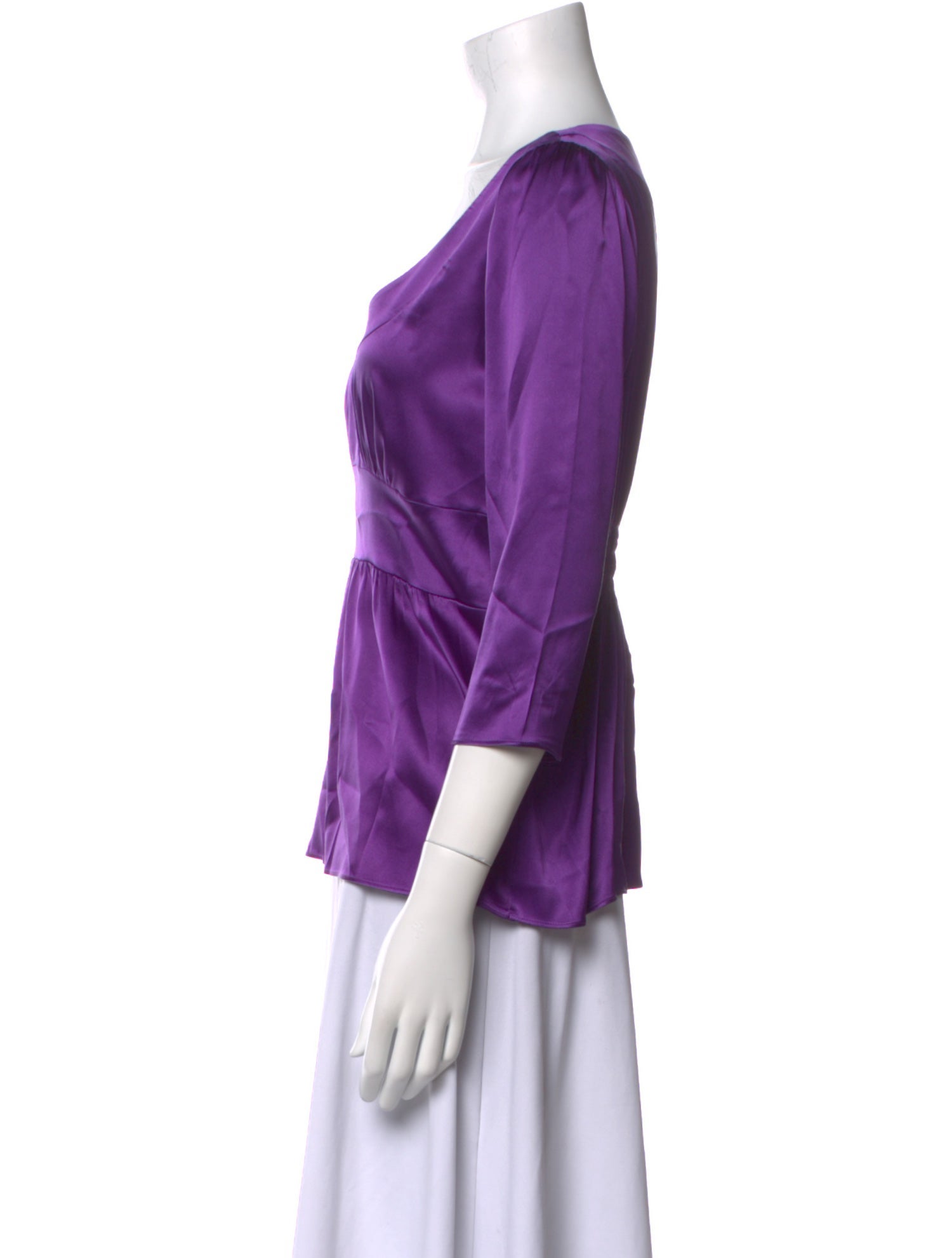 Etro Silk Scoop Neck Blouse