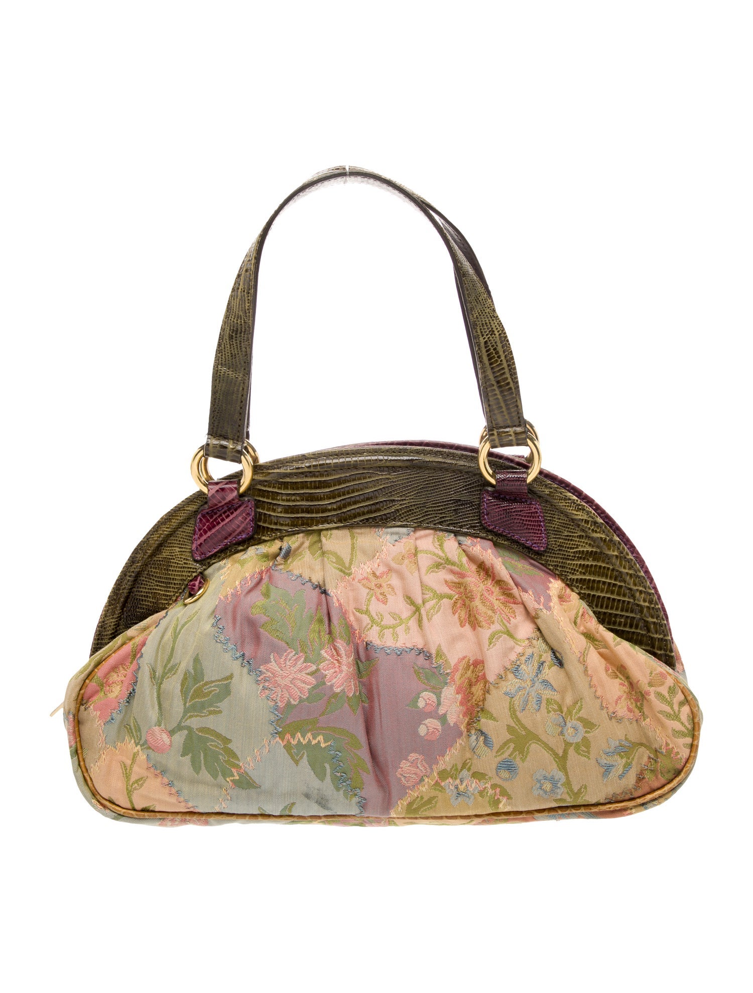 Etro Canvas Top Handle Bag