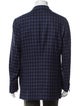 Etro Wool Plaid Print Blazer