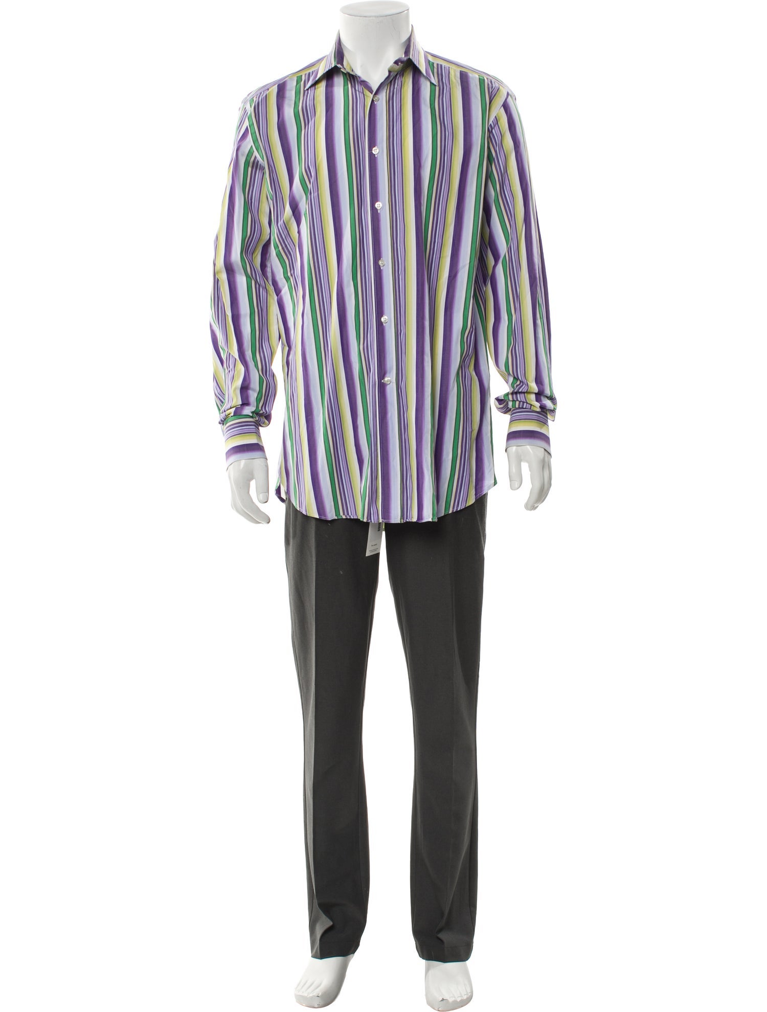 Etro Striped Long Sleeve Shirt
